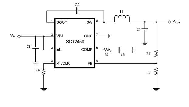 3.8V-36V输入，5A，100K-1.1MHz可调频率，25uA低静态电流，同步降压转换器
